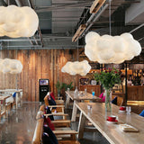 CloudyGlow - Wolkinspirerende LED pendellamp voor lichte ruimtes