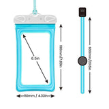 Waterdichte, drijvende telefoontas