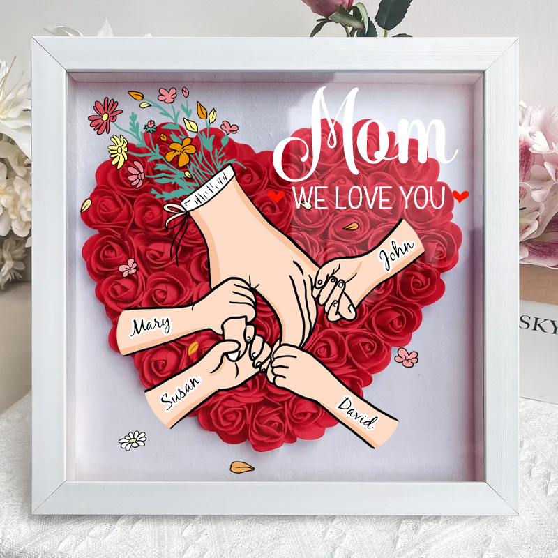 FloraFrame | Voeg jullie namen en een liefdevolle boodschap toe om het net zo speciaal te maken als jullie band met mama