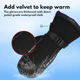 Elektrische Verwarmingshandschoenen | Geïntegreerde 10.000 mAh Powerbank | Dubbelzijdige Carbonfiber Verwarmingselementen | 3-Fase Thermische Controle | Waterdicht Donsweefsel & Antislip PU Palm