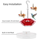Mierenbestendige Hummingbird Feeder voor Buiten met Hangperch