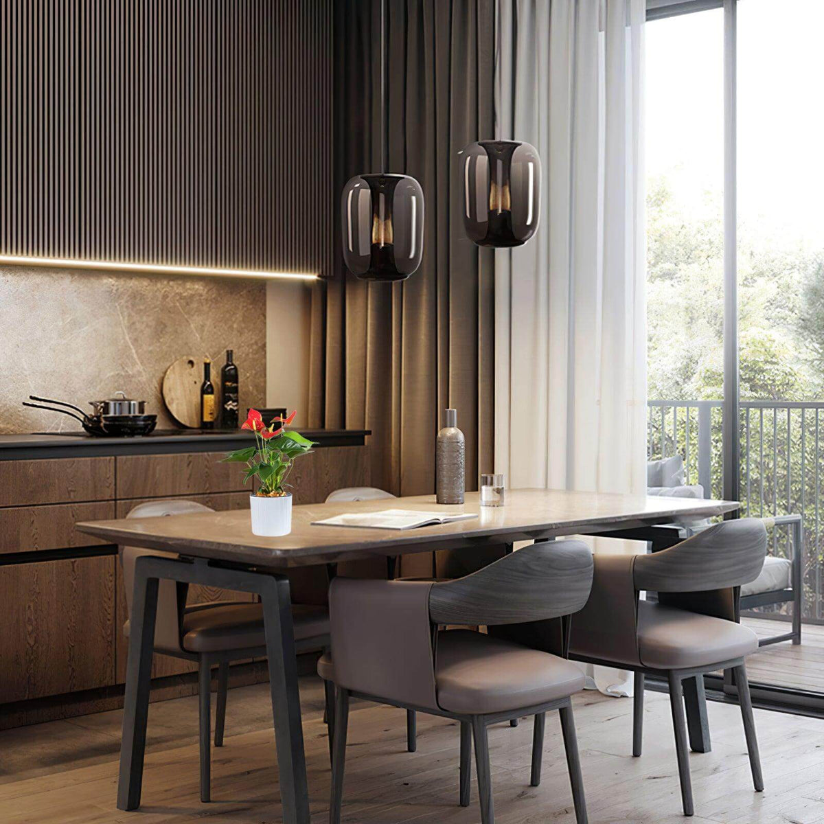 Moderne Glazen Hanglamp - Stijlvol & Sfeervol