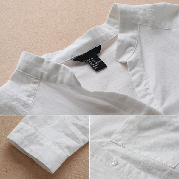Dames Linnen Shirt met Lange Mouwen – Isla