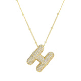 Diamanten Ketting met Letter