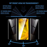 Magnetische geharde glazen dubbele telefoonhoes voor Samsung
