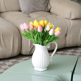 Set van 10 Realistische Tulpen – Perfect voor Bruiloften en Interieurdecoratie