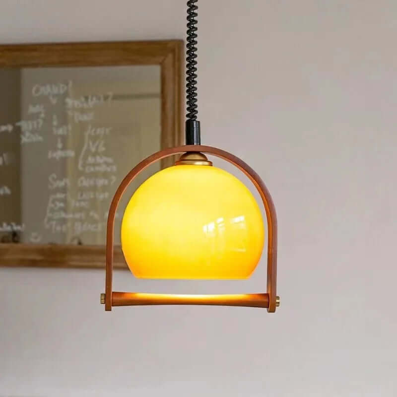 Hanglamp Hout - Bauhaus Design