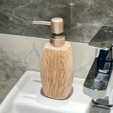 Houtnerf Stijl Keramische Badkamer Set – Luxe Accessoires voor een Natuurlijke Touch in je Badkamer