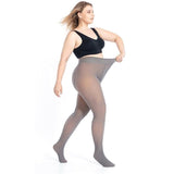 Lunava | Fleece Panty Fake Doorschijnend | Warme Winterpanty met Huideffect en Thermovoering