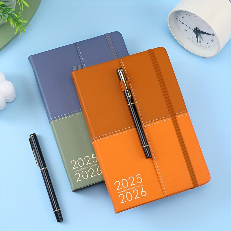 Dikke zakelijke planner 2025 | Agenda | Dagplanner met tijdschema en 365 pagina’s