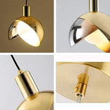 Moderne Gouden Glazen Hanglamp – Elegante Rookglas & Verstelbare Hanghoogte