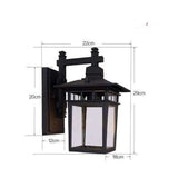 Moderne Buiten Wandlamp - Zwart Design