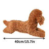 Zachte en realistische pluche hond - schattig speelgoed voor kinderen en cadeaus