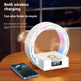 4-in-1 Bluetooth-luidsprekerlamp met oplaadpad en wekker