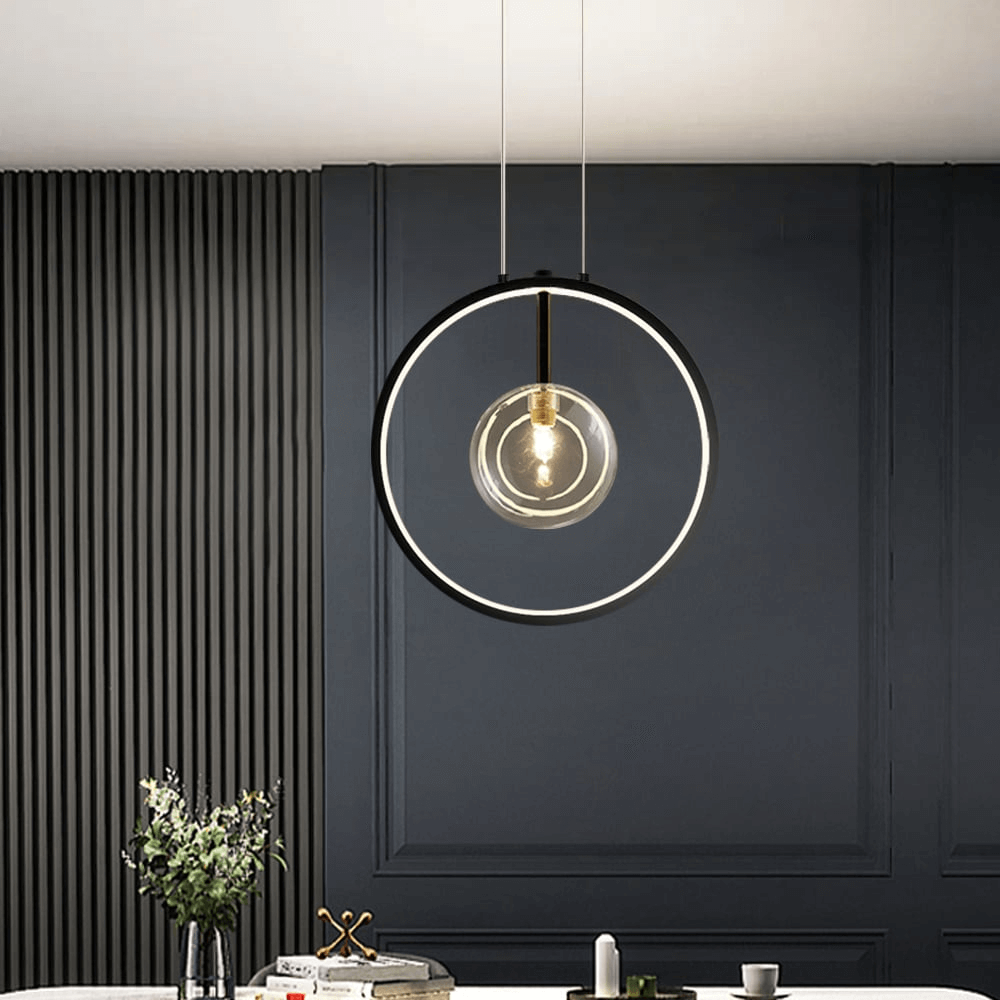 Minimalistische Glazen Hanglamp - LED Verlichting