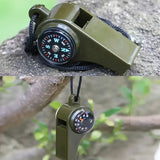 Noodfluit met Kompas en Thermometer – Duurzaam en Drijvend Ontwerp voor Survival en Outdoor Avonturen