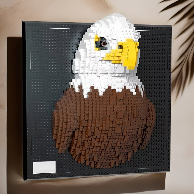 Creatieve 3D Muurkunst Bouwstenen – Haai en Arend Collectie