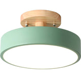 Minimalistische Houten LED Plafondlamp – Dimbaar 36W Natuurlijke Elegant