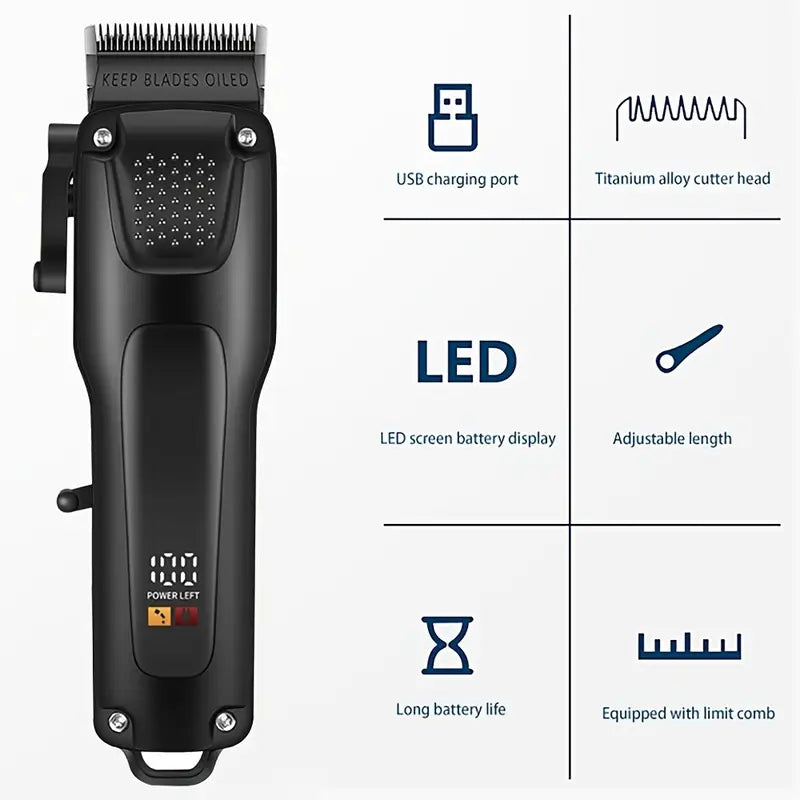 ProTrim Grooming Set – Draadloos en Professioneel voor Perfecte Styling