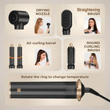 ProStyler 5-in-1 haarstyling set - föhn, krultang en stijltang