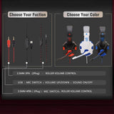BedRade - Gaming Headset voor PS4/PS5/Xbox/Smartphone/PC - 120° Verstelbare Headset met Ruisonderdrukkende Microfoon