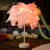 Sfeervolle Veer Palmboom Lamp - LumaPalm