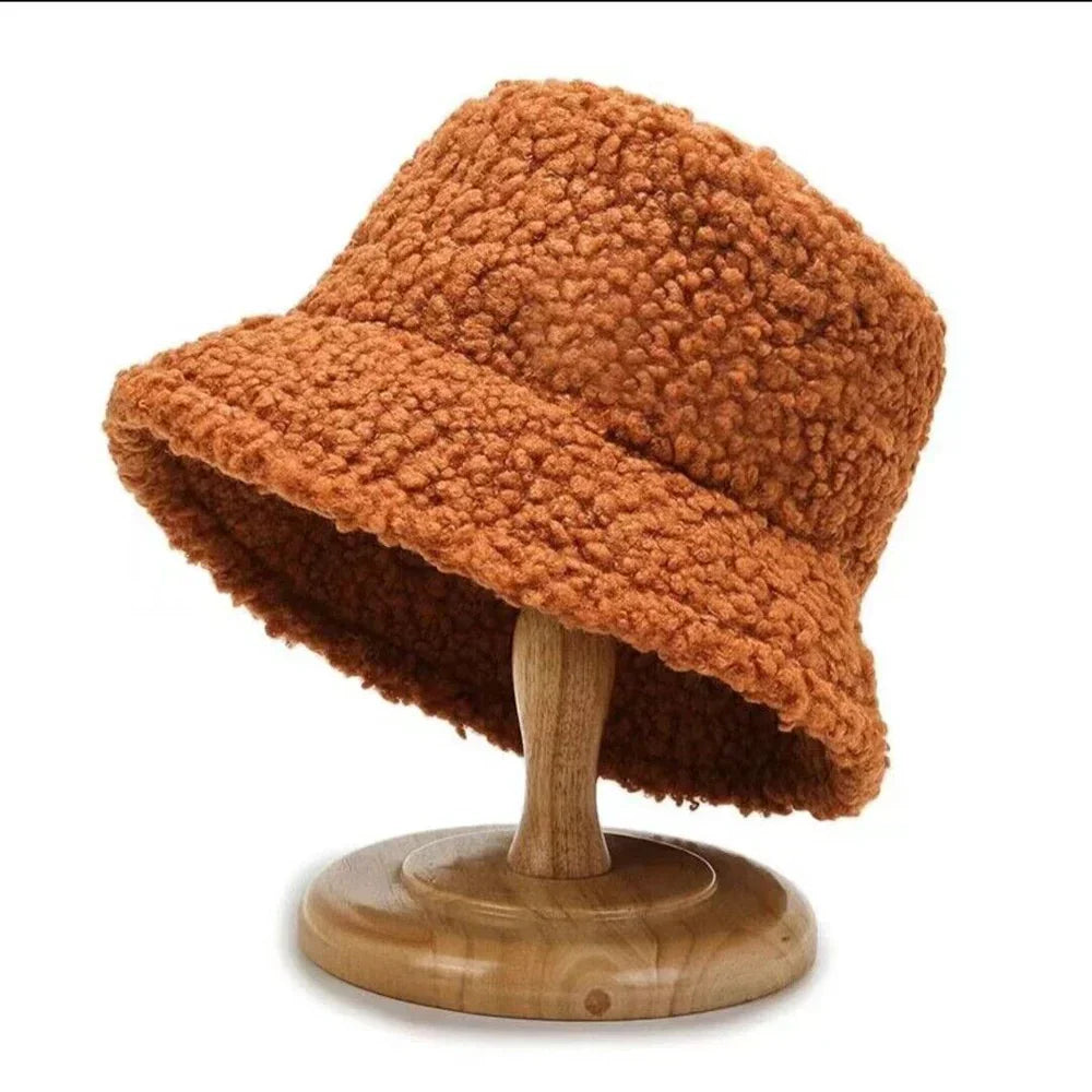 Modieuze Teddy-Bucket-Hoed - Livia
