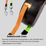 DuoLeash - Dubbel multifunctioneel hondenriem met zaklamp