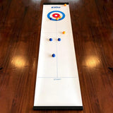 Mini-tafelcurling spel voor thuis met glijstenen & magnetische stangen