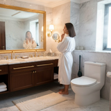 PureBrush | Elegante WC-borstel met antibacterieel siliconen hoofd