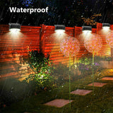 Waterdichte Solartrappenlampen voor Buiten (4 stuks)