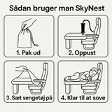 SkyNest | Opblaasbare reisbedden voor kinderen