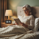 CurveClock | LED Digitale Wecker met Gebogen Scherm en Automatische Verlichting