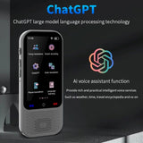 S80 Pro Draagbare Taalvertaler – 138 Talen Stemvertaling, 16 Offline Vertalingen en ChatGPT Functie