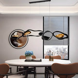 Moderne Artistieke Hanglamp – Sculpturale LED Plafondlamp met Dimbare Optie