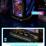 Cyberpunk DIY Cabin Kit – 3D Model voor Woningdecoratie met Verlichting