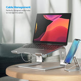 Aluminium Laptopstandaard – Ergonomisch en Ventilerend