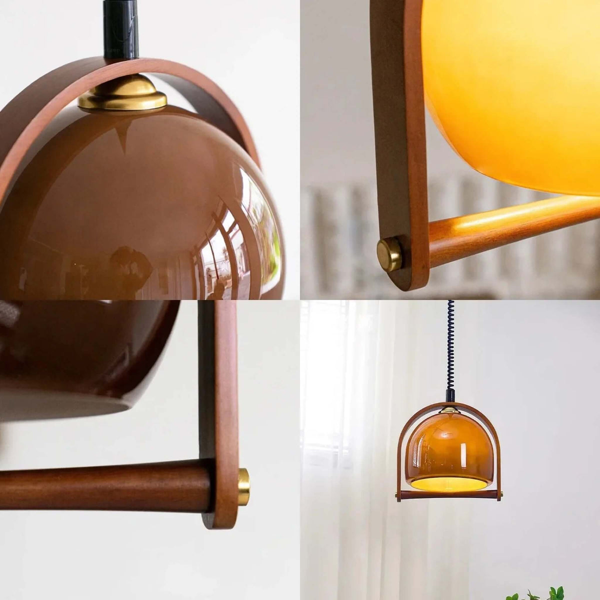 Hanglamp Hout - Bauhaus Design
