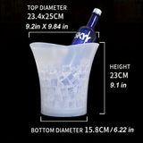 5L LED Verlichte IJsblokjesemmer – Perfect voor Champagne en Bier