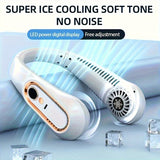 Oplaadbare USB Nekventilator voor Krachtige, Stille Koeling – Perfect voor Buiten- en Binnengebruik