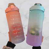 2L Motiverende Waterfles met Tijdmarkeringen – HydroMotivator