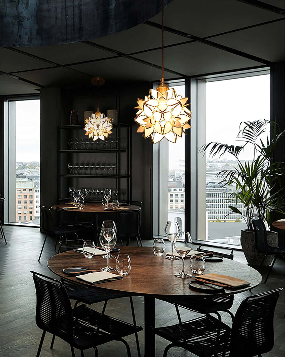 Elegante Hanglamp met Schelp Design