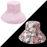 Blossom Hat | Blijf stijlvol en schaduwrijk met deze breedgerande dubbelzijdige hoed!