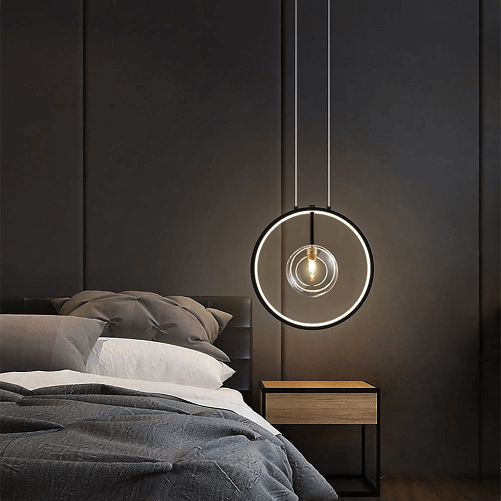 Minimalistische Glazen Hanglamp - LED Verlichting