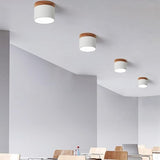 Noordse Cilinder LED Plafondlamp – Minimalistische Inbouwlamp voor Moderne Gangen