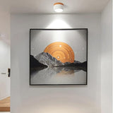 Noordse Cilinder LED Plafondlamp – Minimalistische Inbouwlamp voor Moderne Gangen