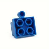 Set van 7-14 Kleurrijke Houten Spooradapters – Verstelbare Connectoren voor Modelbouw