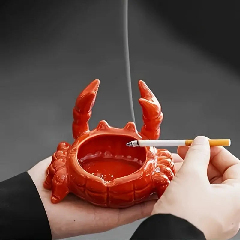 Asbak - Crabique - Keramisch ontwerp - Schattige decoratie