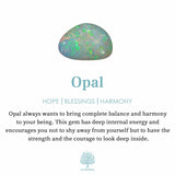 Natuurlijke Opal Lotus Oorbellen – Sophia