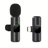 Professionele Draadloze Lavalier Microfoon - Perfect voor Video-opnames en Live Streaming